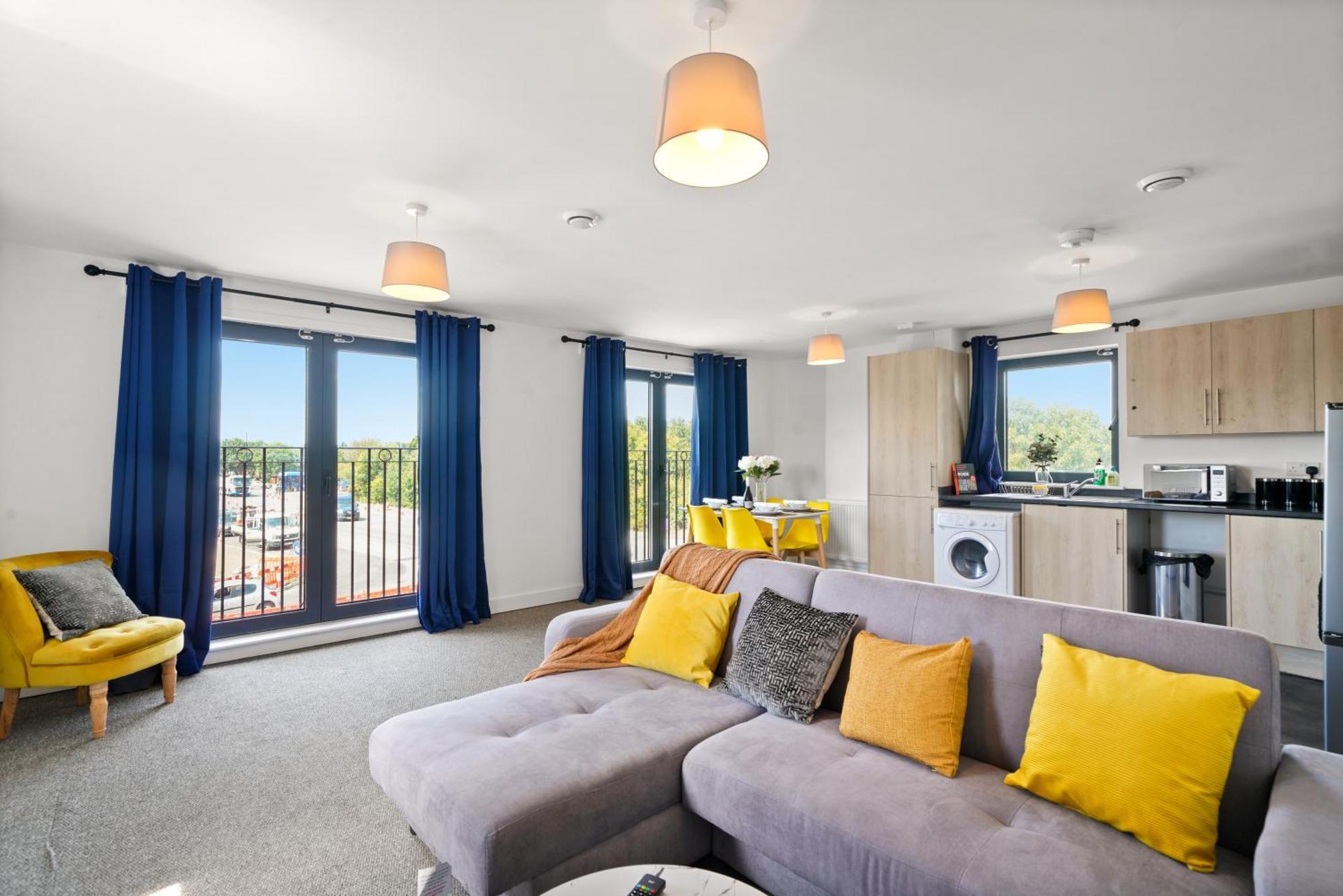 Modern Apartments With Free Parking Near Heathrow Colnbrook Eksteriør bilde
