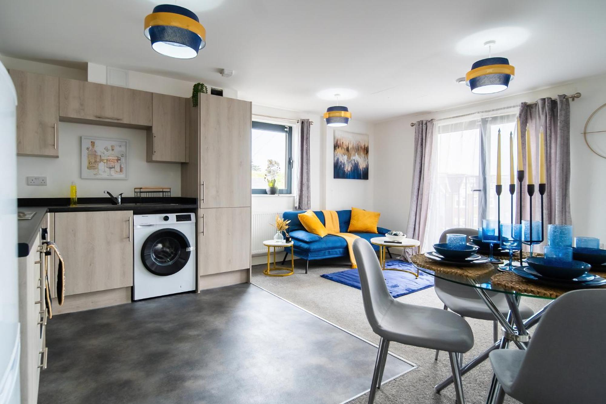 Modern Apartments With Free Parking Near Heathrow Colnbrook Eksteriør bilde