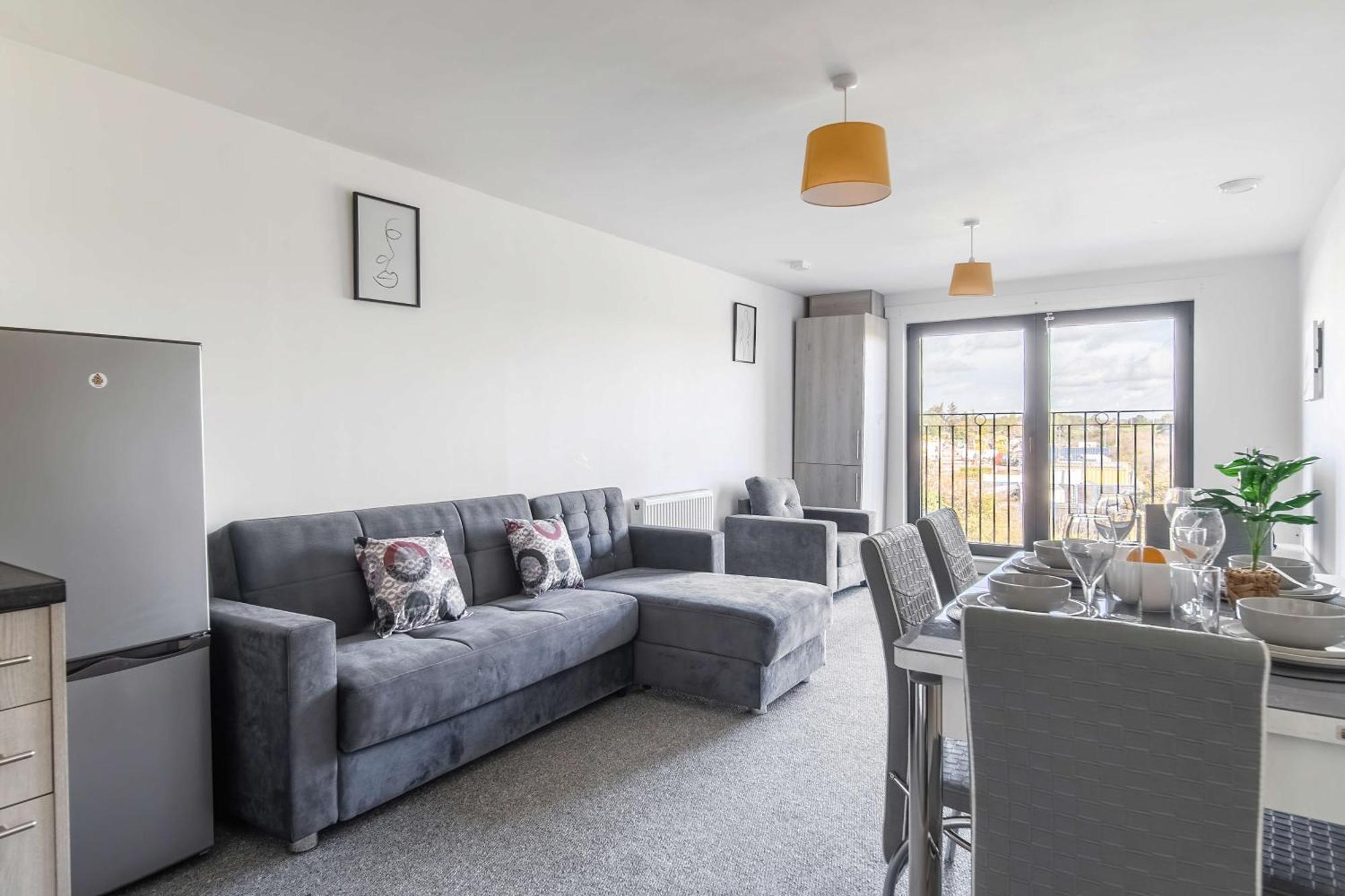 Modern Apartments With Free Parking Near Heathrow Colnbrook Eksteriør bilde