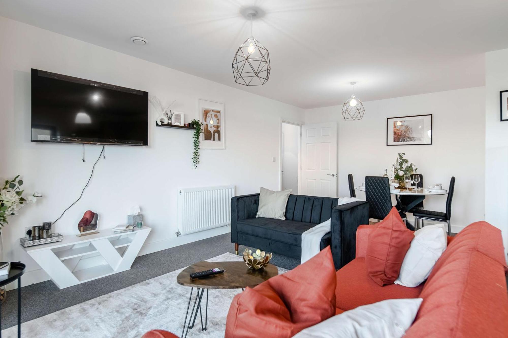 Modern Apartments With Free Parking Near Heathrow Colnbrook Eksteriør bilde